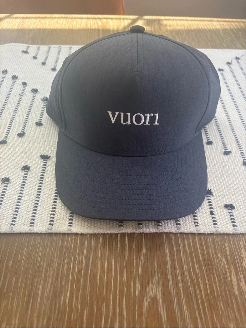 Vuori NWT Black Performance Snapback Hat Cap Unisex